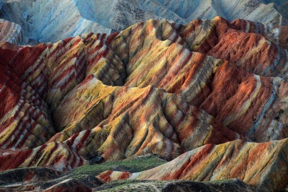 Montagne Arcobaleno Danxia Cina