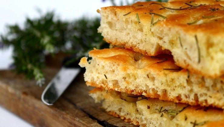 focaccia e rosmarino