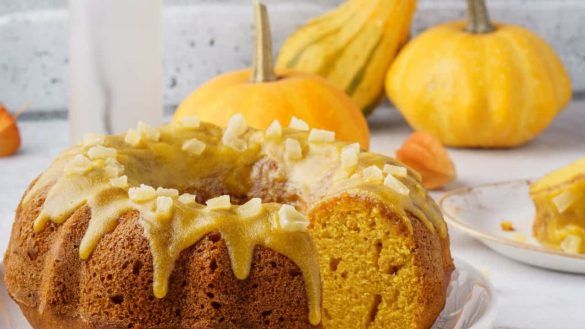 ciambellone zucca e vaniglia