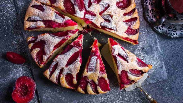 torta acqua e prugne