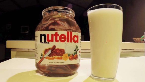 Barattolo di nutella finito