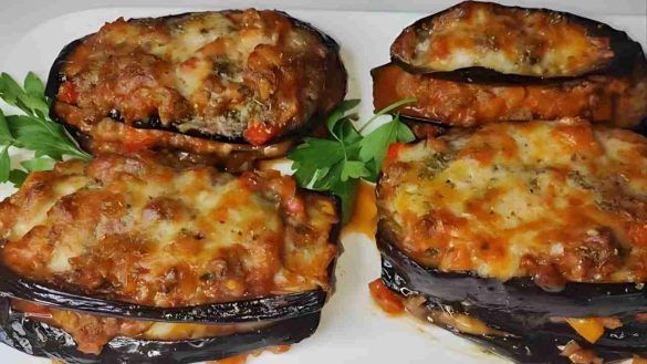 Piatto di melanzane