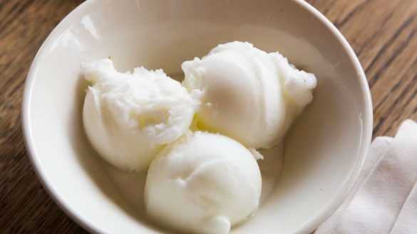 sorbetto al limone fatto in casa