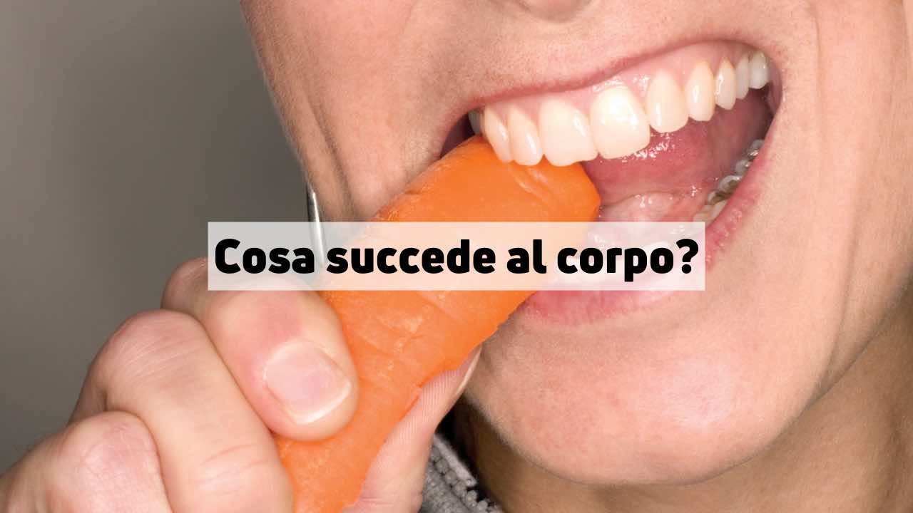 Sai cosa succede al corpo quando mangi 3 carote crude? Inaspettato per molti