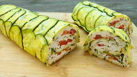 Rotolo di zucchine light