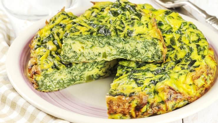 Frittata di spinaci