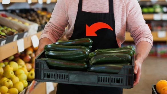 Zucchine al supermercato