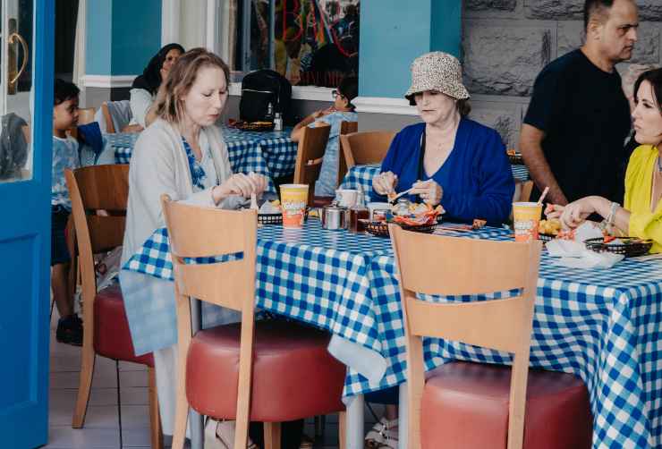 Clienti di un ristorante