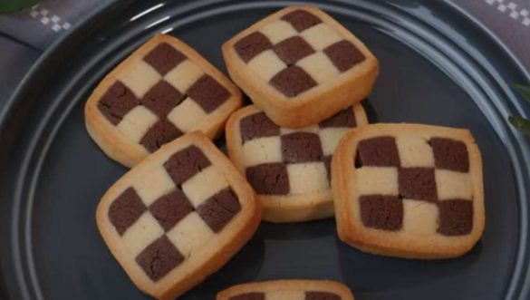 Biscotti alla vaniglia e cioccolato