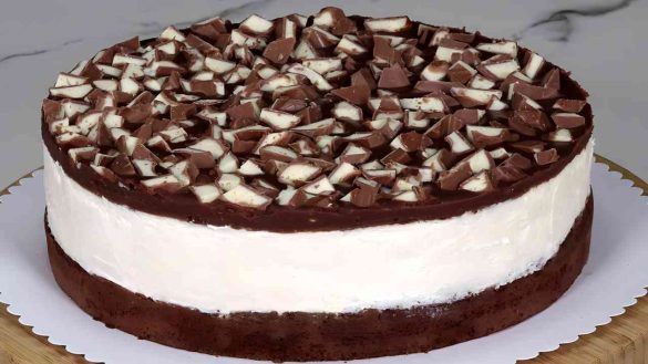 Cheesecake alle barrette Kinder