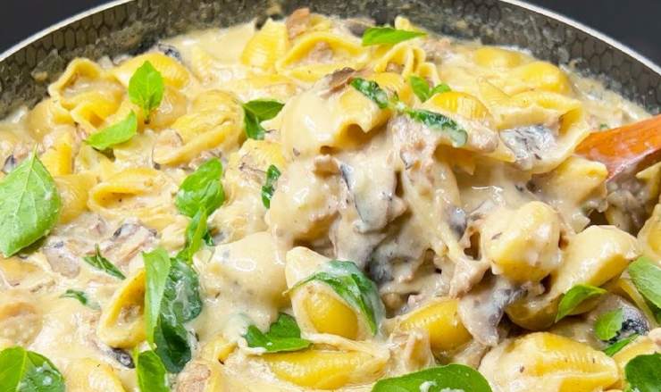 Pasta con funghi e carne macinata - Le ricette di Che Preparo!