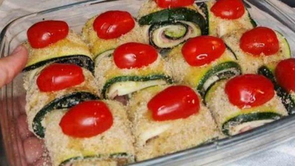 Involtini di zucchine