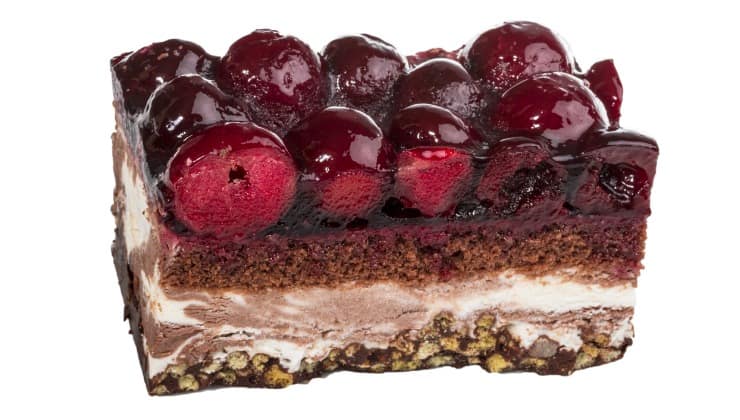 Semifreddo al cioccolato e ciliegie