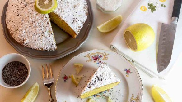 Torta leggera limone e ricotta