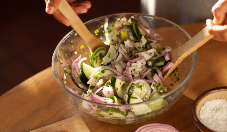 Frittata di zucchine al curry nella friggitrice ad aria