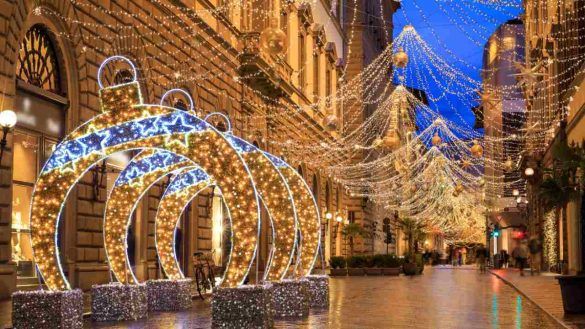 Le luminarie natalizie più belle d'Italia