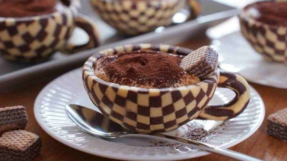 Tazza di biscotti al cioccolato