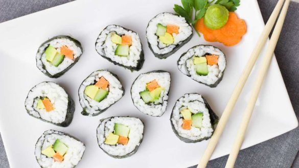 Sushi vegano