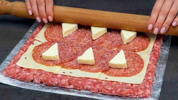 Trucco con la carne macinata