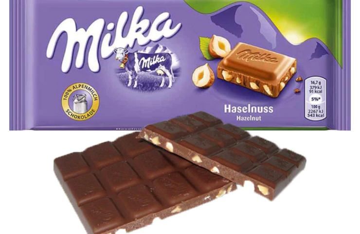 Barretta di cioccolato Milka