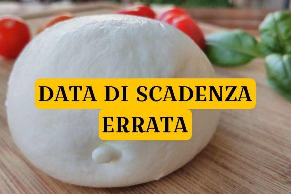 Mozzarella ritirata dal commercio