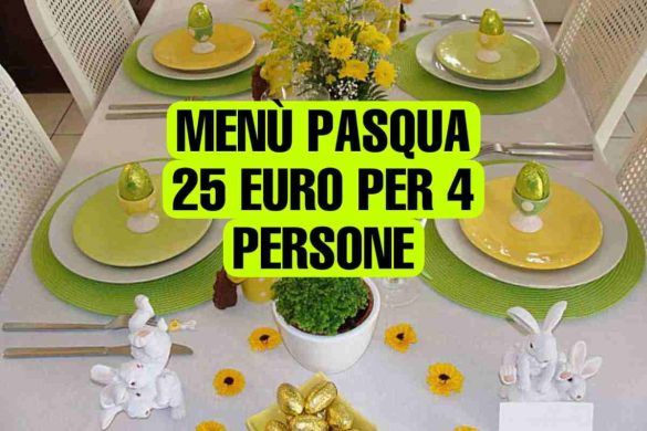 Menù di Pasqua per 4 persone