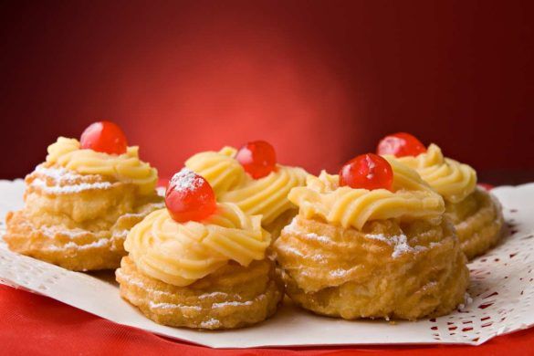 Zeppole di San Giuseppe al forno