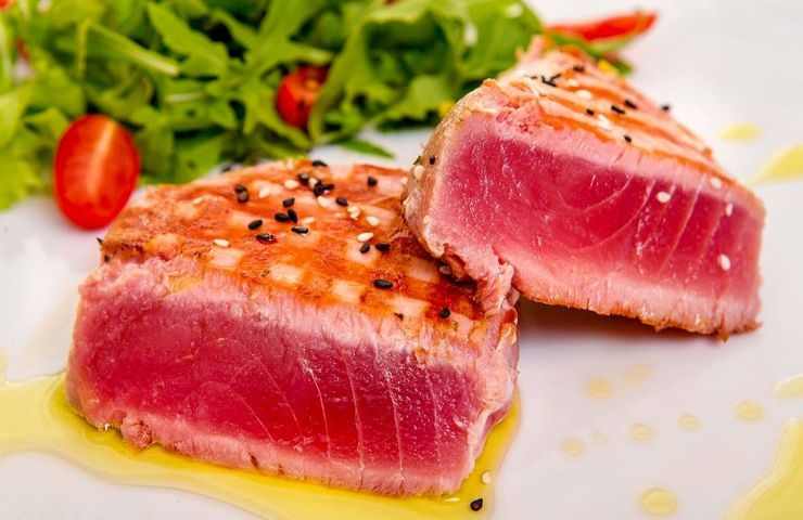 Bistecca di tonno alla griglia