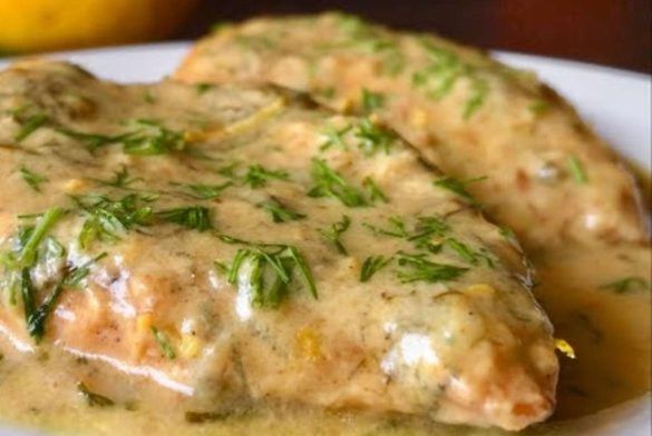 Cremoso petto di pollo al limone