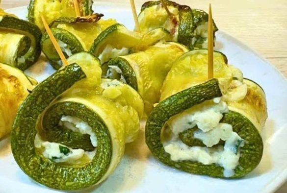 Girelle di zucchine al forno