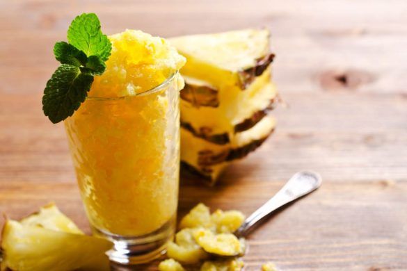 Granita all'ananas