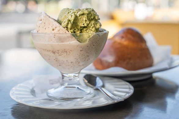 Granita di pistacchio fatta in casa