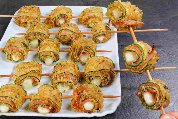 Involtini di zucchine al forno