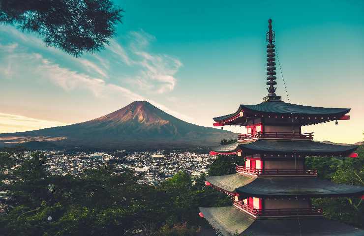 Monte Fuji in Giappone