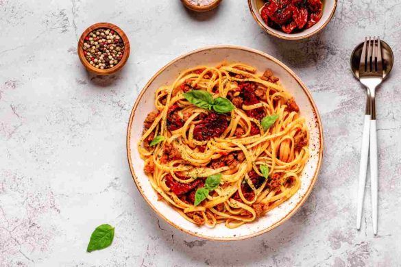 Pasta con pomodori secchi