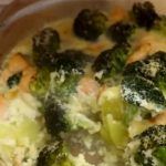 Salmone al forno con broccoli