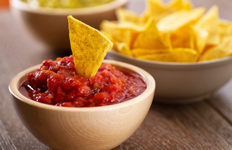 Salsa nachos