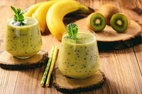 Smoothie kiwi e banana