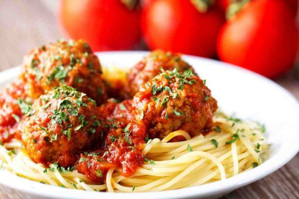 Spaghetti meatballs