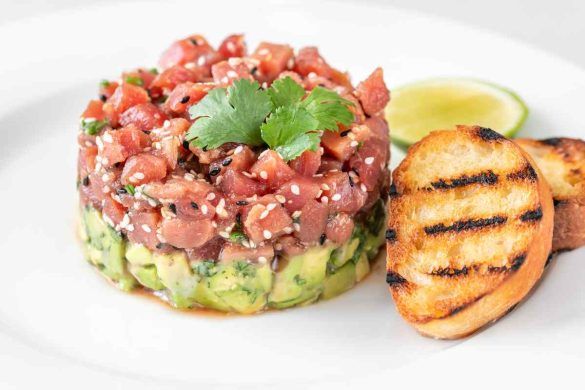 Tartare di tonno e avocado