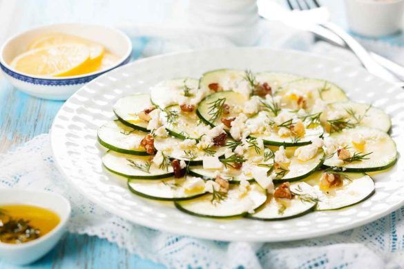 Carpaccio di zucchine