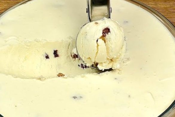 Gelato al cioccolato bianco