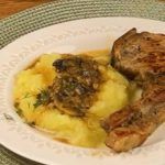 Gustose braciole di maiale con purè