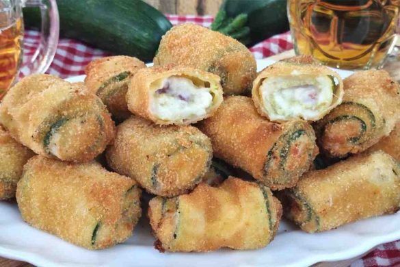 Involtini di zucchine farciti