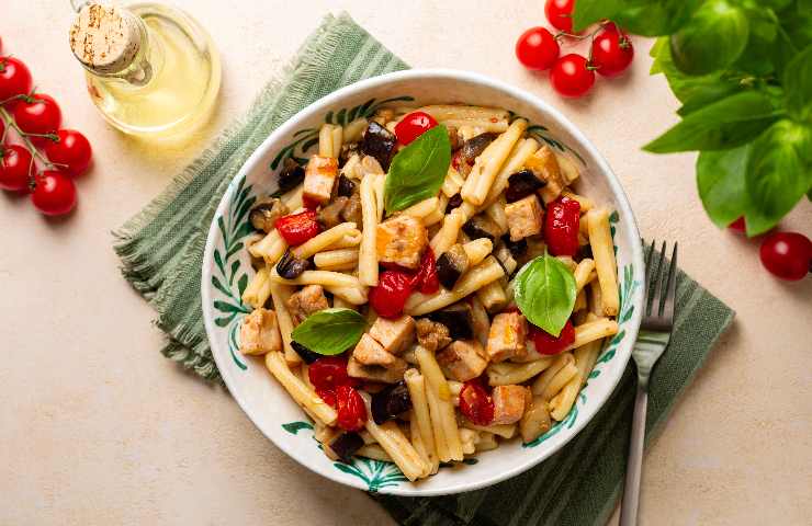 Pasta con pesce spada