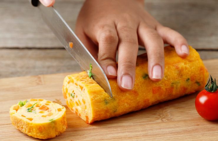 Rotolo di frittata di albumi ricetta