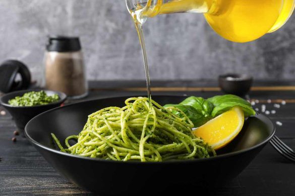 Spaghetti al pesto di limoni