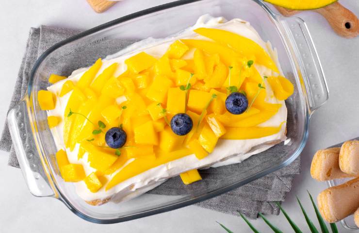 Tiramisù al mango ricetta