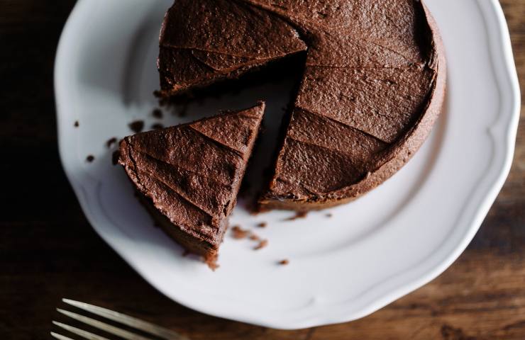 Torta al cioccolato senza cottura