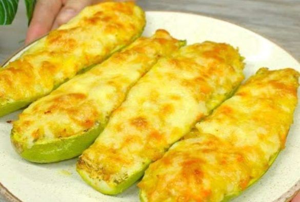 Zucchine ripiene al forno